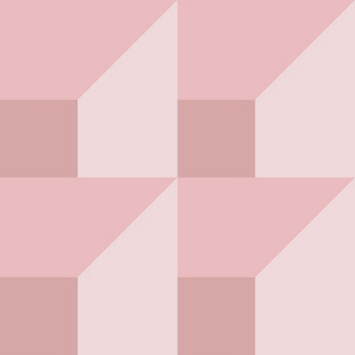 Bobbi Beck eco friendly Pink large 3d cube Wallpaper