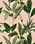 Bobbi Beck eco-friendly Pink vintage tropical wallpaper