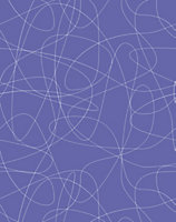 Bobbi Beck eco-friendly Purple abstract line wallpaper