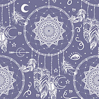 Bobbi Beck eco friendly Purple dreamcatcher Wallpaper
