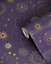 Bobbi Beck eco-friendly Purple occult pattern wallpaper