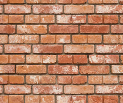 Bobbi Beck eco-friendly red brick wallpaper