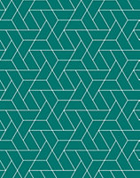Bobbi Beck eco-friendly Teal triangle geometric wallpaper