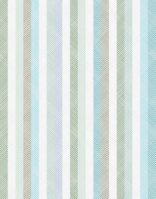 Bobbi Beck eco-friendly Teal zig zag stripe wallpaper