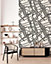 Bobbi Beck eco-friendly White scribble style wallpaper