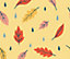 Bobbi Beck eco-friendly Yellow childrens leaf wallpaper