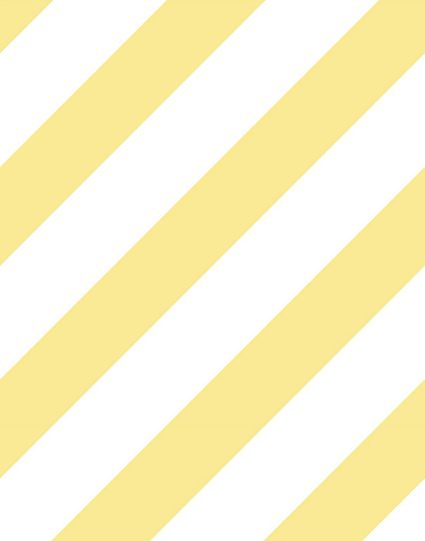Bobbi Beck eco-friendly Yellow diagonal ice cream stripe pastel wallpaper |  DIY at B&Q