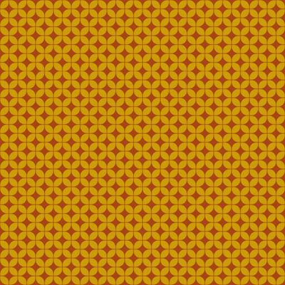 Bobbi Beck eco-friendly yellow retro diamond pattern wallpaper