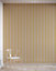 Bobbi Beck eco-friendly Yellow woven effect stripe wallpaper