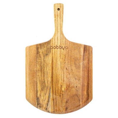 BobbyQ - Wooden Pizza Peel - 30cm - Brown