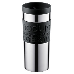 Bodum 0.35L Stainless Steel Travel Mug Black