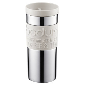Bodum 0.35L Travel Mug Off White
