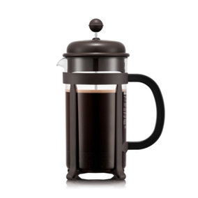 Bodum French Press Coffee Maker Java 1.0L 34 fl oz 8 Cup Dark Brown