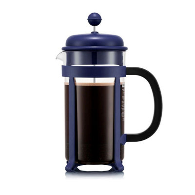 Bodum French Press Coffee Maker Java 1.0L 34 fl oz 8 Cup Midnight Blue DIY at B Q