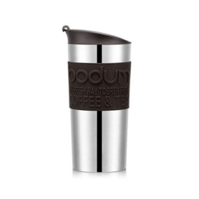 Bodum Travel Mug Stainless Steel 0.35l 12 fl oz Dark Brown
