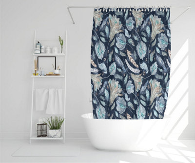 Boho Chic Indigo Pattern (Shower Curtain) / Default Title Price Comparisons | Compare The Build