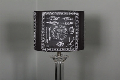 Boho Style  motivating phrase (Ceiling & Lamp Shade) / 25cm x 22cm / Ceiling Shade