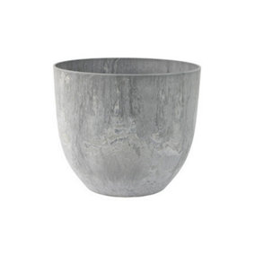 Bola Pot - Artstone - H33 x D38 cm - Grey