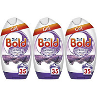 Bold 2 In 1 Laundry Detergent Gel Lavender & Camomile, 35 Washes (Pack of 3)