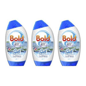 Bold 2in1 Spring Awakening Washing Gel 24 Washes 840ml - Pack of 3