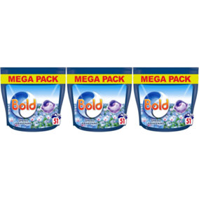 Bold All in 1 Pods Spring Awakening 51 Washes - Pack of 3