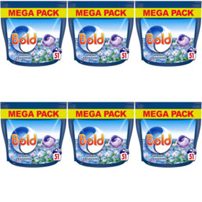 Bold All in 1 Pods Spring Awakening 51 Washes - Pack of 6