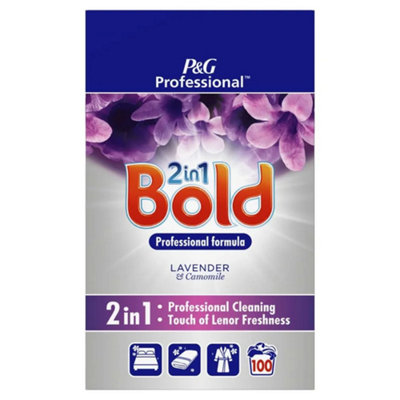 Bold Professional 2-in-1 Powder Laundry Detergent - Lavender - 100 Washes