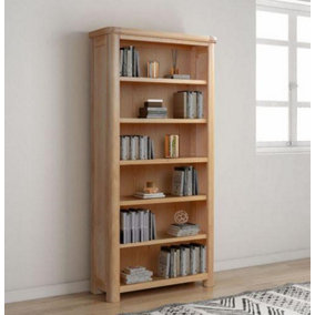 Bologna Bookcase 900 x 1800 - L32 x W90 x H180 cm - Oak