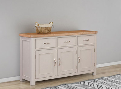 Bologna Painted 3 Door 3 Drawer Sideboard - L44 x W150 x H86 cm