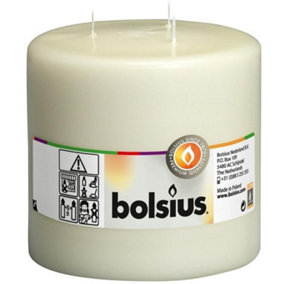 Bolsius Mammoth Candle Ivory (One Size)
