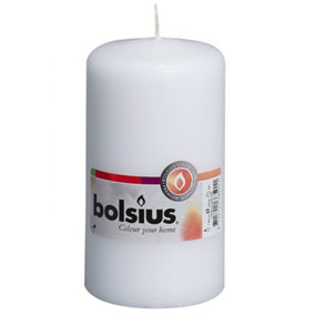 Bolsius Pillar Candle White (15 x 8cm)