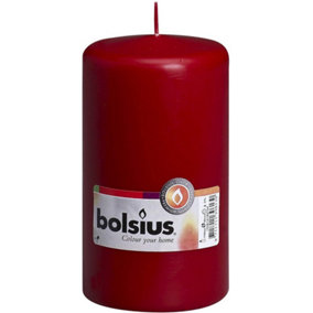 Bolsius Pillar Candle Wine Red (20 x 7cm)