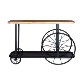 Bombay Craft Wheel Console Table