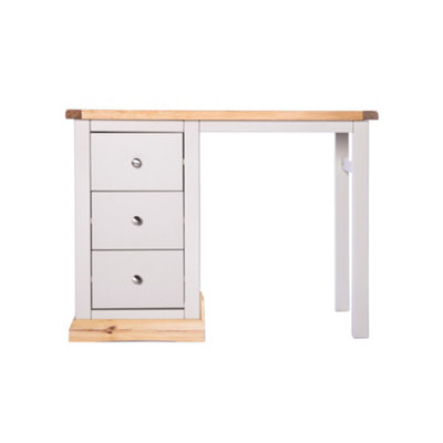 Bomporto 3 Drawer Dressing Table Set Chrome Knob