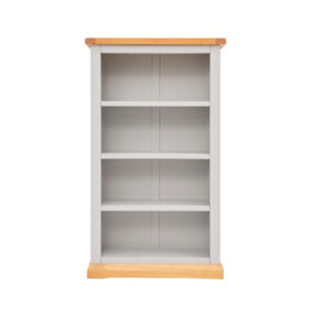 Bomporto Light Grey Bookcase 120x70x25cm