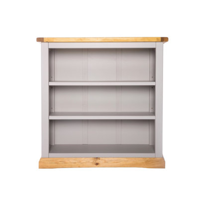 Bomporto Light Grey Bookcase 90x90x30cm