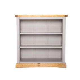 Bomporto Light Grey Bookcase 90x90x30cm