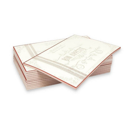 Bon Appetit Kitchen Dining Tabletop Counter Dinner Placemat Sheet Pads ...