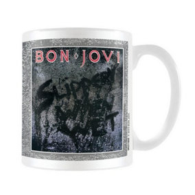 Bon Jovi Slippery When Wet Mug White/Grey (One Size)