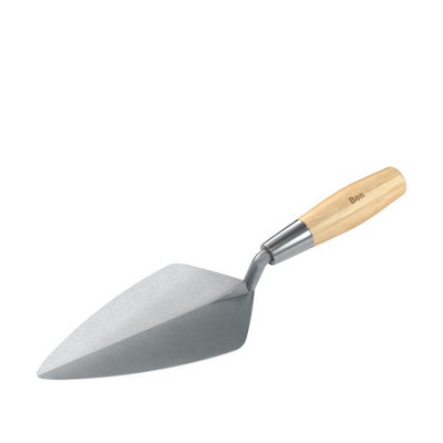 Bon Tool 9" Narrow London Brick Trowel Wood Handle