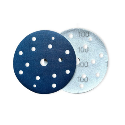 Bona 8300 Blue Zirc Sanding Disc 15 Hole - 150mm - 40 Grit - x1 Box ...