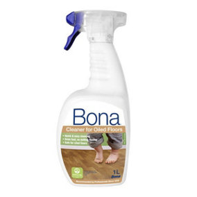 Bona Cleaner for Oiled Wood Floors - 1l Spray Bottle