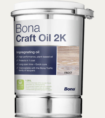 Bona Craft Oil 2K Frost 1.25 Litres