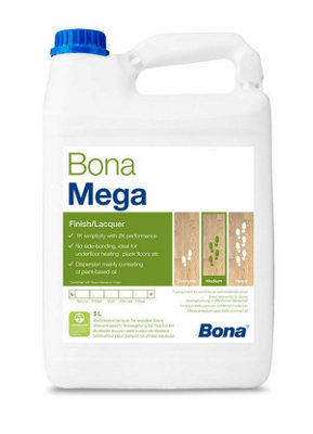 Bona Mega Finish Lacquer - Matt 5 Litres