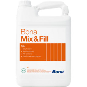 Bona - Mix And Fill - Wood Floor Filler - 5 Litre