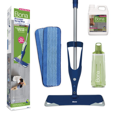 Bona Premium Spray Mop Kit for Hard-Surface Floors PLUS Bona Hard ...