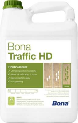 Bona Traffic HD Clear 2K Polyurethane Wood Floor Lacquer 4.95L - Extra Matt