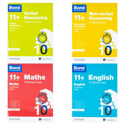 Bond 11+ Maths English 10 Minute Tests For Ages 8-9 Verbal Reasoning ...