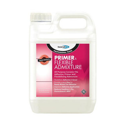Bond It 1L Tile Primer Flexible Admixture Tiling Wall Floor Prime Preparation