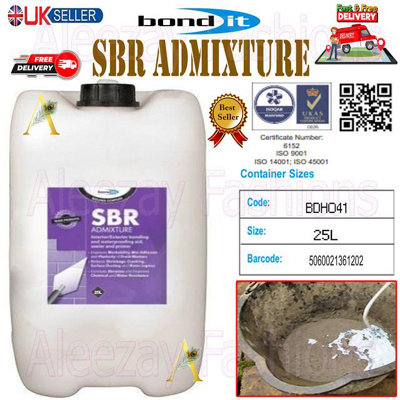 Bond It 25L SBR Waterproof Concrete Latex Admixture Wall & Floor Bonding Agent
